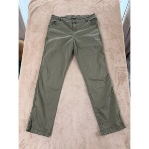 Kuhl Womens pants size 16 regular Olive Green Straight Leg Outdoor Hiking EUC